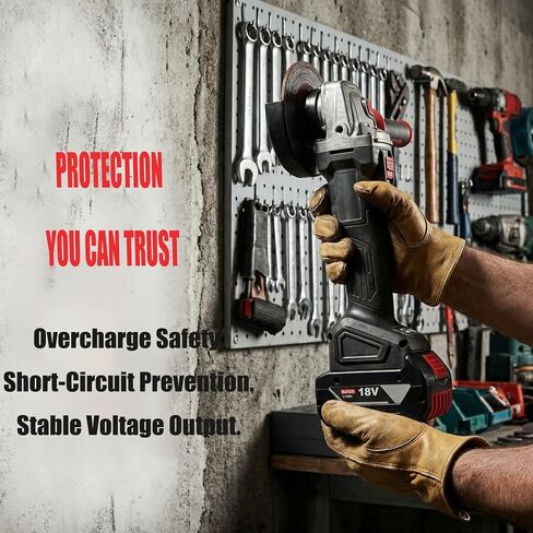 2-Pack 18V 8.0Ah Lithium-Ion Cordless Tool Battery Packs, Replacement for Bosch 18V BAT609 BAT612 BAT618, Fit Drill & Power Tools for Home DIY & Professional Users in Kuwait