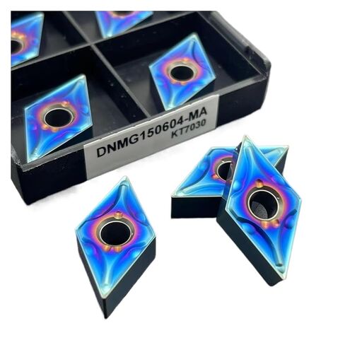 High Toughness Turning Blade Machine Accessories 10PCS DNMG150604 KT7030 DNMG150608 Hard Alloy External Turning Tool High Hardness(DNMG150608 KT7030) in Kuwait