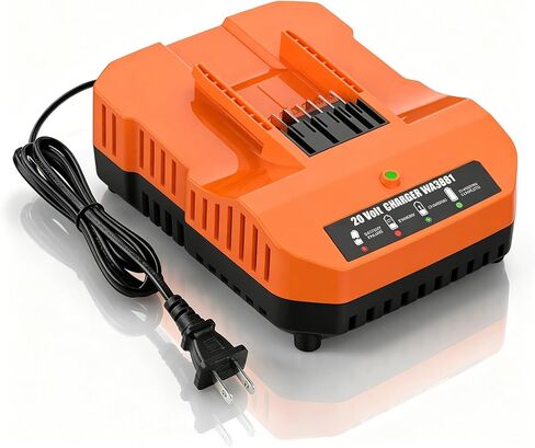 WA3881 Replacement for Worx Battery 20v Charger WA3881 Compatible with Worx Battery 20v WA3520 WA3522 WA3525 WA3544 WA3757 WA3575 in Kuwait