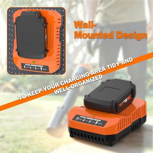 WA3881 Replacement for Worx Battery 20v Charger WA3881 Compatible with Worx Battery 20v WA3520 WA3522 WA3525 WA3544 WA3757 WA3575 in Kuwait