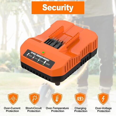 WA3881 Replacement for Worx Battery 20v Charger WA3881 Compatible with Worx Battery 20v WA3520 WA3522 WA3525 WA3544 WA3757 WA3575 in Kuwait