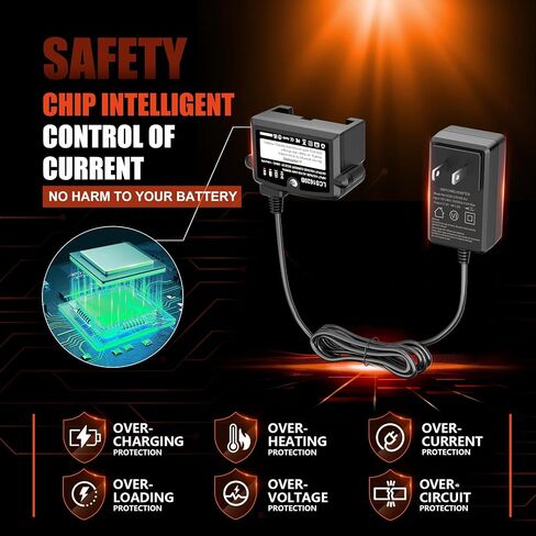 LCS1620B Replacement for Black and Decker 20V Battery Charger BDDC201B, BDCAC202B, Compatible with Black + Decker 20 Volt Lithium Batteries LB2X4020 LB2X4020-OPE LBD1520S LDB2020S LBXR20 LBXR2020APB in Kuwait