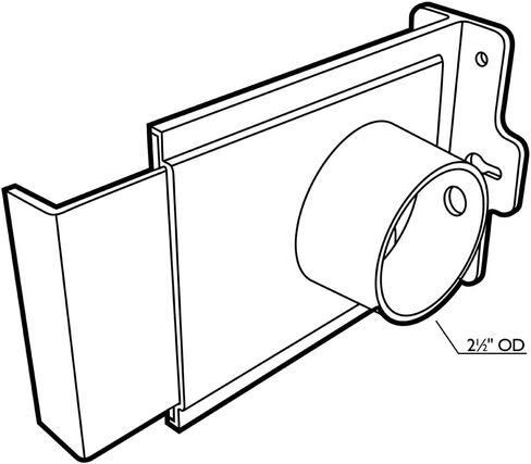 Rockler StableGate with Bracket, 2-1/2'' in Kuwait