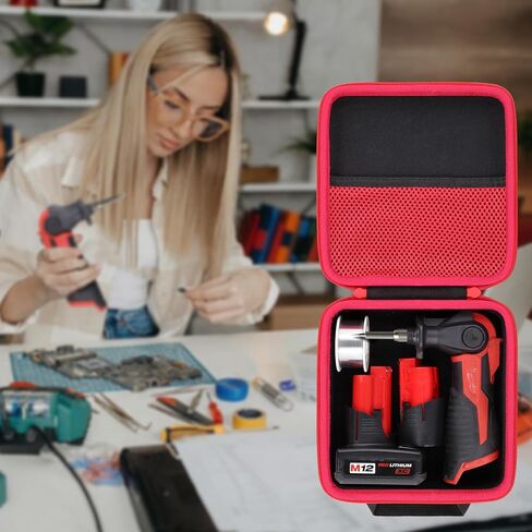 khanka for Milwaukee M12 Soldering Iron Stroage Case, Compatible with Milwaukee Soldering Iron and Milwaukee M12 2488-20 Battery,Case Only in Kuwait