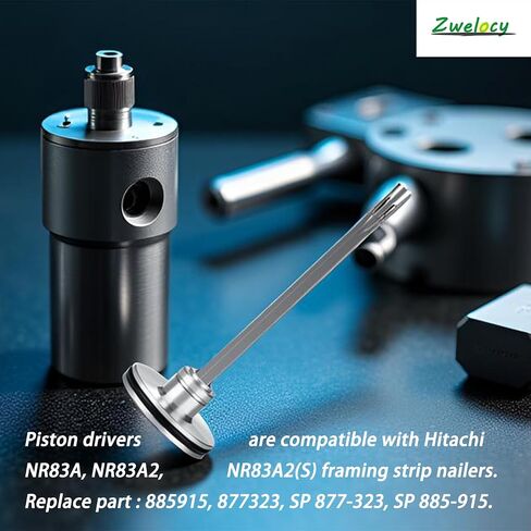 877-323 Piston Driver for Hitachi Air Nailer Accessories, NR83 NR83A NR83A2 NR83A2(S) Framing Nailer Replaces SP 885-915, 878-303, 878-649, 877-376 in Kuwait