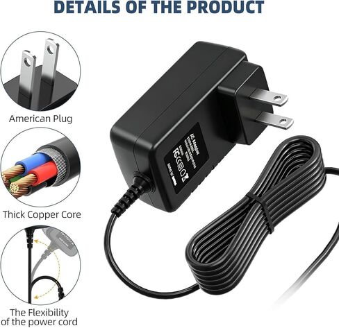 Guy-Tech Charger for RENDOW S28 Max Cordless Vacuum Cleaner 29.6V 2600mAh Battery DCReplacement Power Supply Adapter Cable Cord in Kuwait