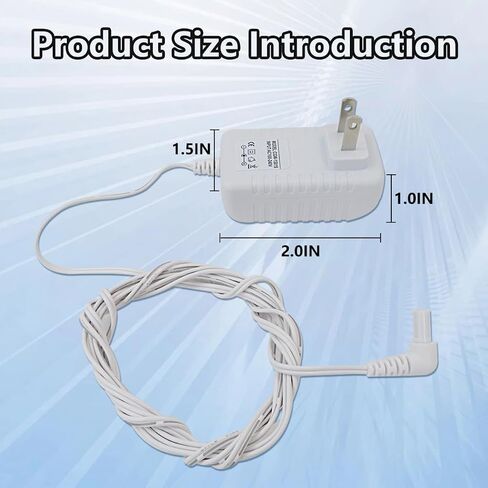 Homesweet 90627870 90629039 15V 150MA Charger for Black and Decker HLVA325JP07, HLWVA325JF21, HLWVA325J21 Dust-buster Handheld Vacuum Cleaner Power Cord in Kuwait
