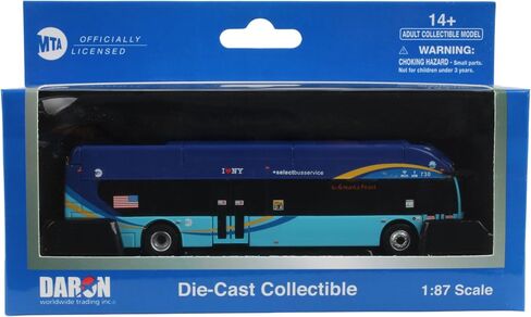 Daron MTA PROTERA Hybrid 1/87 Electric Bus, Blue in Kuwait