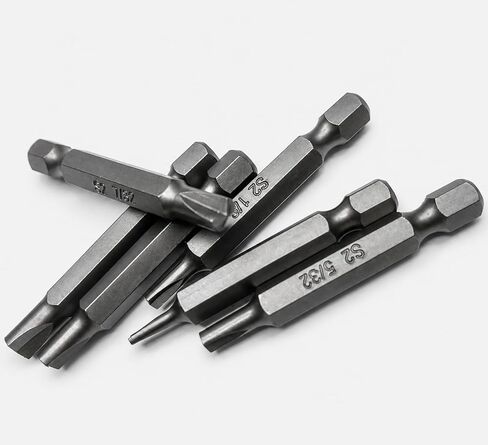 Type G Clutch Head Screwdriver Bit Set, 6 Sizes 3/32″ to 1/4″, S2 Steel, 2″ Long, 1/4″ Hex Shank, Fits Vintage GM Cars, RVs and Trailers in Kuwait