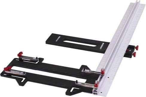 Milescraft 1404 Rip Saw Guide – Circular Saw Edge Guide. Straight Cutting Jig. Rip & Cross Cut Large Sheets. Sidewinder and Worm Drive Saws. 24inch Edge Range. All-Metal Base Prevents Flex in Kuwait