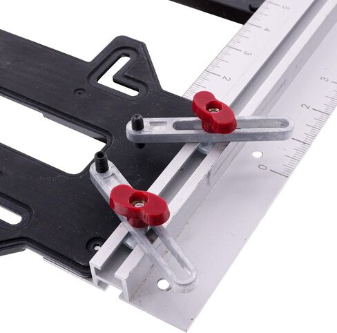 Milescraft 1404 Rip Saw Guide – Circular Saw Edge Guide. Straight Cutting Jig. Rip & Cross Cut Large Sheets. Sidewinder and Worm Drive Saws. 24inch Edge Range. All-Metal Base Prevents Flex in Kuwait