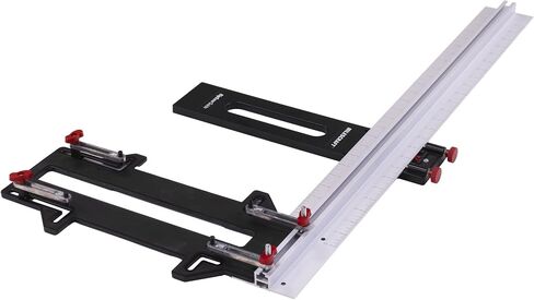 Milescraft 1404 Rip Saw Guide – Circular Saw Edge Guide. Straight Cutting Jig. Rip & Cross Cut Large Sheets. Sidewinder and Worm Drive Saws. 24inch Edge Range. All-Metal Base Prevents Flex in Kuwait