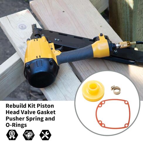 174054 Rebuild Kit Piston Head Valve Gasket Pusher Spring and O-Rings, Replacement for Bostitch MCN150 MCN250 Nailer Gun in Kuwait
