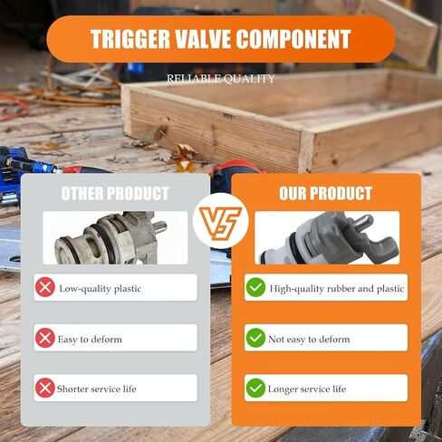 64762000 647956 00 64795600 641011 00 N566148 Trigger Valve Component Replacement for D51257 16 Gauge Finish Nailer D51275 Type 1 Finish D51855 Type 1 Coil Framing Nailer US Stock in Kuwait