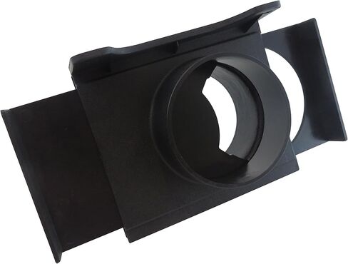 Taytools 278666 Set of 4 Each 4" Blast Gate Wall Mounting Bracket Anti Clog Self Cleaning ABS 4" OD for Dust Collection Systems in Kuwait