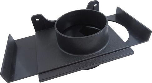 Taytools 278666 Set of 4 Each 4" Blast Gate Wall Mounting Bracket Anti Clog Self Cleaning ABS 4" OD for Dust Collection Systems in Kuwait