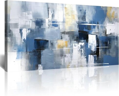 Lapremoly Canvas Prints Minimalism Decor Posters Wall Art For Living Room Large Wall Decor for Bedroom Abstract Colorful Painting Hang Pictures For Office Decoration Hotel Room Wall Artwork 24"X48" in Saudi Arabia