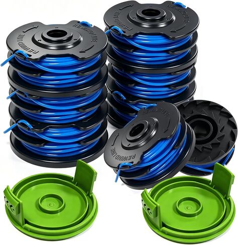 0.065" Dual Line Replacement String Trimmer Line Spool For Portland 62567 62338 63387 13" string trimmer, 29082 29242 Replacement Spool & Cap for Greenworks 21212 21272 13" 15" Corded String Trimmer in Kuwait