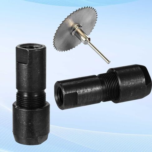 4pcs Angle Grinder to Straight Chuck Adapter Set, 3mm/0.12in 6mm/0.24in Angle Grinder Conversion Kit with 5/8-11 Arbor for Grinding Polishing Carving Tools Drill Press Cutting Attachments Accessories in Kuwait