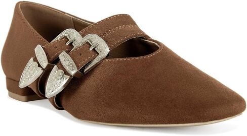 AZALEA WANG Marius Western Ballet Flat in Kuwait