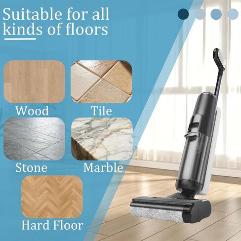 Floor ONE S5 Brush Roller and Filter Replacement for Tineco S5 Pro 2 Vacuum | Fit S5 Blue & S5 Pro Cordless Wet Dry Vacuum Cleaner (NOT for S5 Combo), 2 Roller Brushes and 3 Filters, Value Pack, Washable in Saudi Arabia