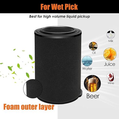 VF7000 Filter for Ridgid Shop Vac 5-20 Gallon, Wet Pick Up Filter | compatible with Husky Shop Vacuum 6-9 Gallon, Wet Dry Vac Replacement in Kuwait