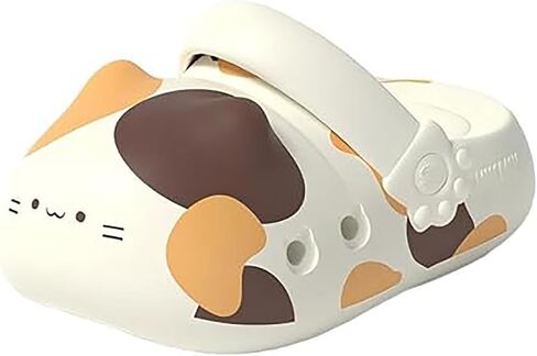 Zureto Cat Paw Print Shoe Womens Mens, Summer Cat Paw Slippers Cute EVA Home Cat Shoes for Women Men with Paw Print in Kuwait