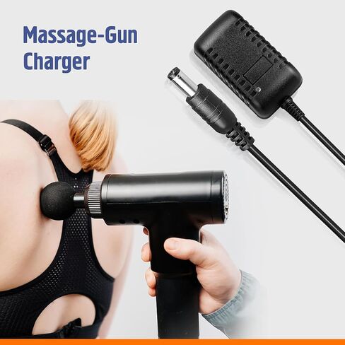 Massage Gun Charger 24V, Charger for Massage Gun Input: 100-240V ~ 50/60Hz 0.8A Output: DC 25.2V-1.0A in Kuwait