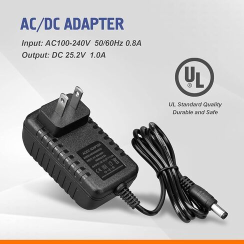 Massage Gun Charger 24V, Charger for Massage Gun Input: 100-240V ~ 50/60Hz 0.8A Output: DC 25.2V-1.0A in Kuwait