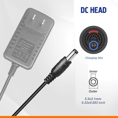 Massage Gun Charger 24V, Charger for Massage Gun Input: 100-240V ~ 50/60Hz 0.8A Output: DC 25.2V-1.0A in Kuwait