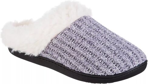 isotoner Women's Microsuede Sage Hoodback Slippers | Women Microsuede Slippers | Memory Foam Slippers in Kuwait