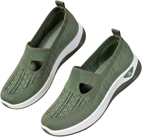 Women's Breathable Mesh Walking Sneakers, Lightweight, Wide Fit, Sports Shoes in Saudi Arabia