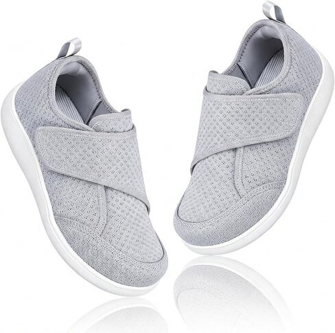 Womens & Men Wide Walking Shoes Width Toe Box Diabetic Sneakers | Elderly Width Adjustable Arthritis Edema Shoe Casual Widening Elderly Shoe Comfortable Orthopedic Plantar Fasciitis Sneakers in Kuwait