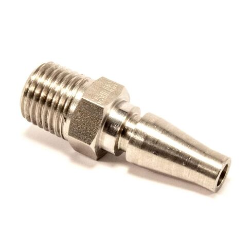 Foster SHD Series - Stainless Steel Plug, 1/4" Body, 1/4" NPT - Schrader, Heavy Duty Interchange in Kuwait