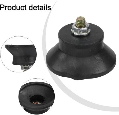 4 Pack Air Compressor Foot Pad 45x20mm M6 Thread Rubber Vibration Isolator Shockproof Non-Slip Mounting Feet with Screws for Air Pumps Oil-Free Machines in Kuwait