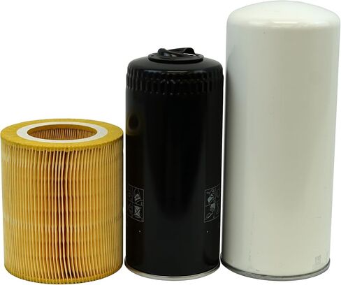 Replacement Maintenance Kit for Quincy QRS/QGS 20 & 25 HP Machines. 3 Piece Kit including Separator, Oil Filter & Air Filter in Kuwait
