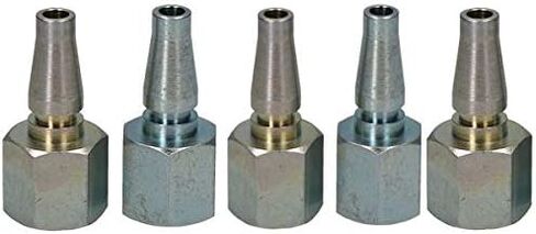5pk Schrader Profile 17 Series Male Fitting 1/4"BSP Female Thread Air Line Hose in Kuwait
