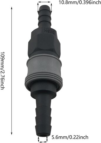2PCS 3/8 Inch Air Hose Fitting Quick Connect Coupler Industrial C Type Suitable for Pneumatic Tool Truck Maintenance Factory Automation Systems in Kuwait