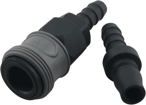 2PCS 3/8 Inch Air Hose Fitting Quick Connect Coupler Industrial C Type Suitable for Pneumatic Tool Truck Maintenance Factory Automation Systems in Kuwait