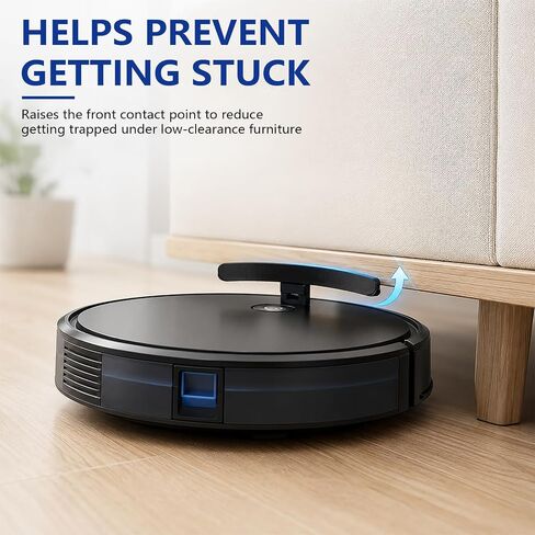 Bumper Guard Compatible with Eufy RoboVac 11s/25c/30c | Prevents Vacuum from Getting Stuck Under Couch & Furniture, Easy Clip-On Protector, No Tools Needed in Kuwait