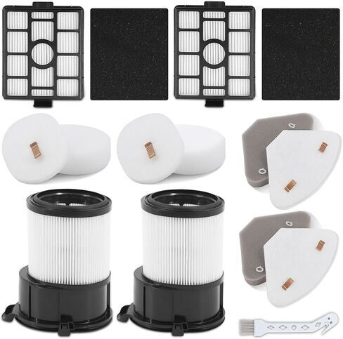 Katerelis Replacement Filter for Shark IP3251 IP3253 IP3252 IP3124 PowerDetect Cordless Vacuum, 2 Auto-Empty, 2 Pre-Motor Assembly, 2 Handheld Post-Motor, 2 Pre-moter Filter, 1 Brush Roll in Kuwait
