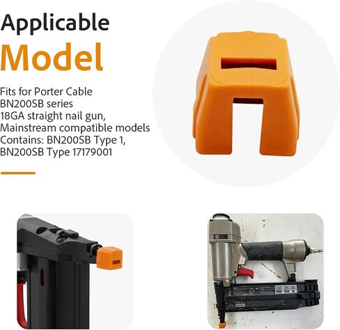 9R199845 No-Mar Tip Pad For Porter Cable Nailer No-Mar Tip Pad BN200SB 9R199845-2 (5 Pack) in Kuwait