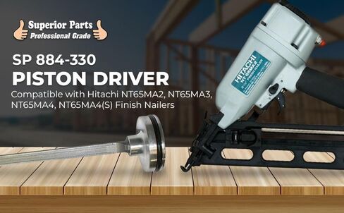SP 884-330 Aftermarket Piston Driver Compatible with Hitachi NT65MA2, NT65MA3, NT65MA4, NT65MA4(S) Finish Nailers | Helps Restore Driving Performance | Engineered For Accurate Fit | Ideal For Repair & Maintenance | Wear-Resistant Build in Kuwait