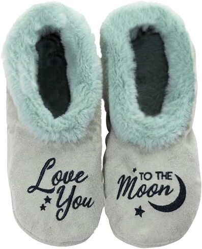 Faceplant Dreams Love You to the Moon fur-lined Footsie in Kuwait