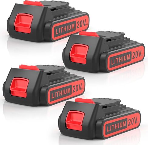 Djsanu 20 Volt 3500mAh Battery Compatible with Black & Decker 20V Battery LBXR20 LBXR2020 LBX4020, Compatible with Black and Decker 20V Cordless Power Tools and Charger in Kuwait