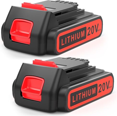 Djsanu 20 Volt 3500mAh Battery Compatible with Black & Decker 20V Battery LBXR20 LBXR2020 LBX4020, Compatible with Black and Decker 20V Cordless Power Tools and Charger in Saudi Arabia