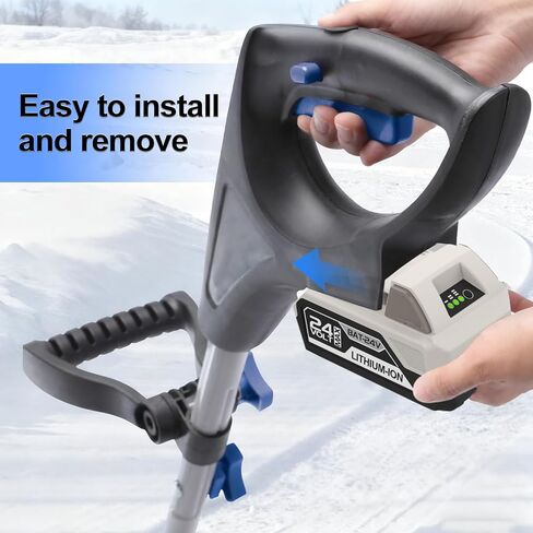 2Pack 6500mAh 24V Battery for Snow Joe 24V Battery, Compatible with Snow Joe 24V 24VBAT-LTW 24VBAT-LTE 24VBAT-LT 24VBAT 24V-X2-SB18 24VBAT-XR iON+ System for Joe iON+ 24V Series Battery in Kuwait
