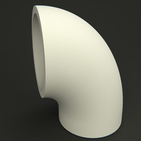Air Supply Diverter 90 Degree Elbow Spout for SpacePak Unico Register Outlet in Kuwait
