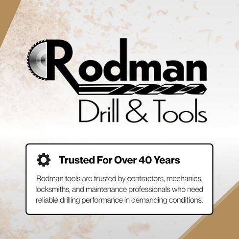 Rodman Reaper Left-Hand Drill Bit Set, 29-Piece | M35 cobalt HSS left-hand bits with 135° split point for removing bolts, studs and screws. Drills through metal. in Kuwait