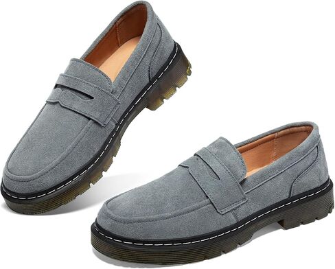 Women's Suede Penny Loafer Comfort Driving Moccasins Casual Slip-Ons Loafer Flats Fashion Women Business Work Shoes in Kuwait